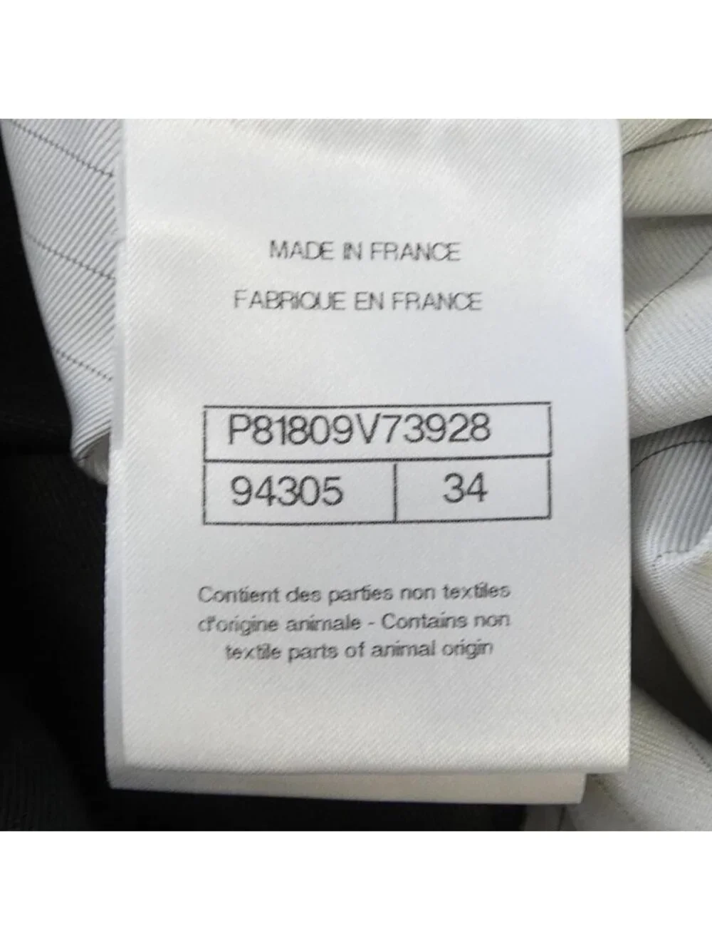 Chanel Vest Black